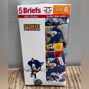 Sonic the Hedgehog Kids Briefs - Blue, Red, Yellow